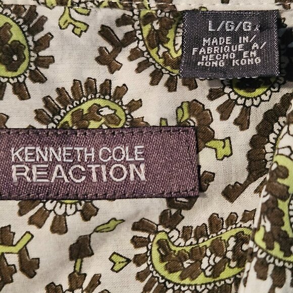 Men’s Paisley Print Dress Shirt size large - Picture 5 of 7